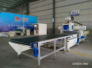 double spindle Woodworking Machine 1325 Cnc Router with drilling automatic loading and unloading