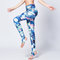 CPG Global Women's Outdoor Leggings Sport Running Pants Yoga Starry Blue Pattern HK37 supplier
