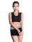 CPG Global 2017 Spring Summer Women's Raceback Stretched Breathable Black Sport Bra Yoga Workout Fitness Top W133 supplier
