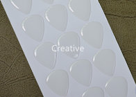 Guitar Pick Clear Epoxy Stickers / Crystal Clear Epoxy Resin 29.5mm X 24.83mm