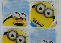 Custom Epoxy Stickers Rectangle Full Color Cartoon Resin Dome Stickers
