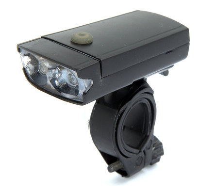 China Black Frame Rechargeable Front Bike Light Small Size 120LM Lumens For Cycling supplier