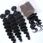 factory supply cheap brazilian hair,7A 8A virgin hair bundles with lace closure