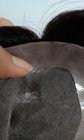 Human Hai Fine Mono With Npu Around Toupee For Men Hair Replacement