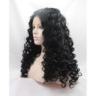 Wholesale Price Deep Wave Synthetic Lace Front Wigs For Afro Women