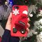 TPU&amp;Plush DIY Merry Christmas Wool Hat Cartoon Decoration Pasted Back Cover Cell Phone Case For iPhone 7 6s Plus supplier