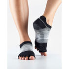 Custom logo, design anti-slip cotton knitting toe yoga socks