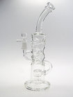 10" clean recycle Pyrex Glass Water Pipes 14mm female joint Fancy glass oil rigs hand blowing glass bongs