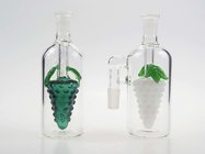 6" Fruit Ash Catcher Grape  Pyrex Glass Water Pipes 14mm female joint Fancy glass oil rigs hand blowing glass bongs