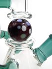 7" colorful recycel ball  Pyrex Glass Water Pipes female 14  joint Fancy glass oil rigs hand blowing glass bongs