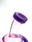 Pink&Purple recycel ball  Pyrex Glass Water Pipes female 14  joint Fancy glass oil rigs hand blowing glass bongs