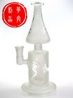 10" Double filtration Beauty  Pyrex Glass Water Pipes female 14  joint Fancy glass oil rigs hand blowing glass bongs