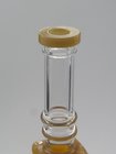 15" Glass Bong 7mm Thick White four perc water pipe honeycomb and birdcage diffuser water pipes 20 inches 18.8mm bowl
