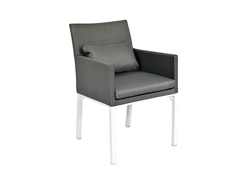 CA1405 textilene dining chair with KD base modern comfortable chair