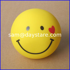China Cartoon promotional smiling face vinyl piggy boxes , money bank toys for saving coines supplier
