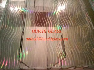Special glass material insertion, laminated glass, safety glass for home decoration with 1.25m