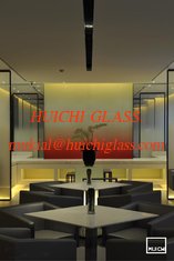 Gradient PET film for glass lamination, frosted PET film for decorative glass, art glass for interior design