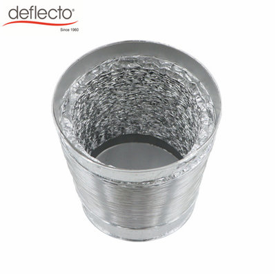 China Flexible Duct Aluminum Ventilation Air Duct Hose with Binding Tape supplier