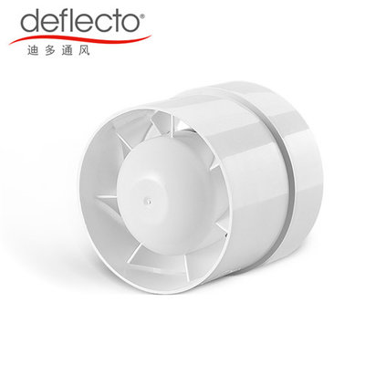 China Water Proof ABS In line Fan Silent Exhaust Fan for Grow Tent Kitchen Bathroom supplier