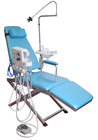 simple hot sale foldable type oral chair with operation luxury lamp folding dental chair