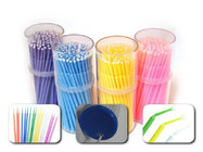 Colored dental disposable micro applicators/applicator micro brush fine, super fine and regular available