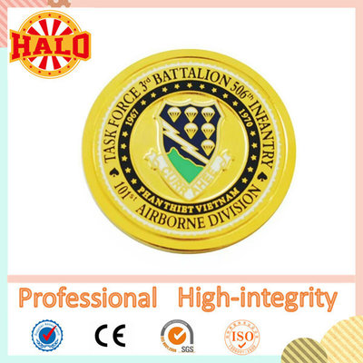 China Hot selling Gold plated good quality customized souvenir metal coin supplier