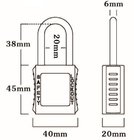 38mm Non-Conductive Insulation  Nylon Shackle Safety Padlock