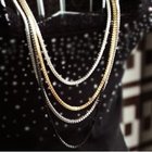Fashion Jewelry metal chain necklace cloth ornaments