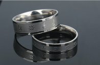 Fashion couple jewelry 316L stainless steel couple rings twelve constellations lover rings