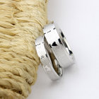 Fashion couple jewellery 316L stainless steel couple rings love lovers rings wholesale