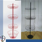 Metal Display Rack with wire baskets for brand gifts / White TOY PET CARRIER / POP display stand