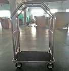 Bellman Cart / Heavy-Duty Luggage Cart / Metal Luggage Trolley / Hotel Luggage Cart