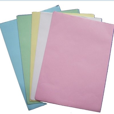 China Carbonless Paper 610*860mm size in sheet blue image high quality 100%origin woodpulp supplier