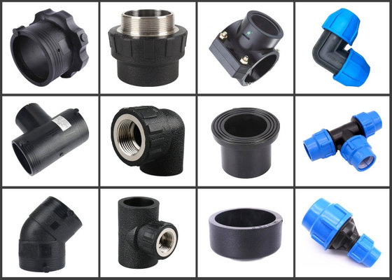 Hdpe pipe fittings dimensions equivalent length price list catalog installation