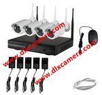 Outdoor 960P HD WIFI NVR kit 4channels Plug And Play Wireless CCTV System WIFI IP Camera kit Outdoor 3arrays IR50M Secur
