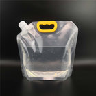 Made in China 5L cow milk PET plastic filling bag/empty stand up large spout soft composite plastic bag/Drink bag