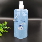 made in China Stand up suction bag with hoop buckle/450ml Compound plastic bags for storing fruit juice