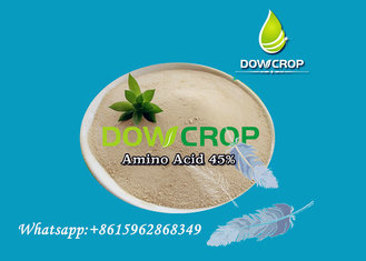 China AMINO ACID POWDER 45% DOWCROP HOT SALEYellow Brown Powder HIGH QUALITY 100% WATER SOLUBLE FERTILIZER ORGANIC FERTILIZER supplier