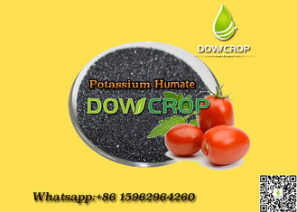 China DOWCROP HIGH QUALITY HOT SALE POTASSIUM HUMATE  FLAKES BLACK FLAKES 100% WATER SOLUBLE FLAKES ORGANIC FERTILIZER supplier