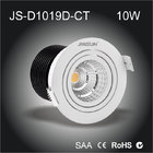 20/40/60degree recessed downlight lamp 3 years warranty black sliver color ceiling lam