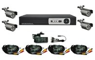 DIY CCTV Security Kits: 4CH H.264 FULL D1 DVR + 4PCS Bullet IR CCTV Cameras DR-7104AV502A