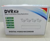 4 Channel DVR Kits, 700TVL Plastic Dome IR Cameras, Metal Bullet Cameras