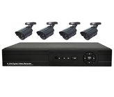 Video Surveillance 4CH H.264 FULL D1 DVR Kits DR-6104V502C