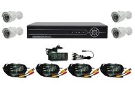 Home Camera System 4CH Standalone DVR and 4pcs IR Bullet Waterproof Cameras DR-6404V510A