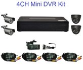 4CH H.264 FULL D1 Mini DVR Kit