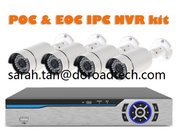 Plug & Play CCTV Surveillance POC & EOC IP Cameras NVR Kit