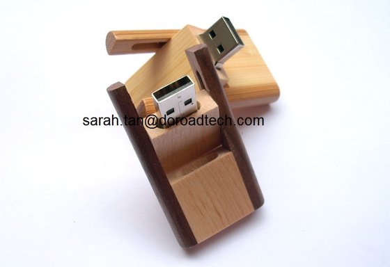 Wooden USB Flash Drives by 100% Original &amp; New Memory Chip DR-FS58
