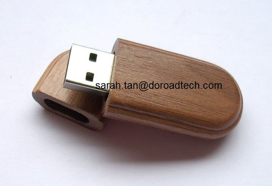USB Flash Drives Made by Wood, 100% Original &amp; New Waterproof Memory Chip DR-FS68