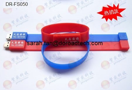 Silicone Bracelet USB Flash Drives DR-FS050