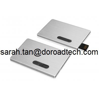 Metal Business Card USB Flash Drives Personalized Printing for Free Samples